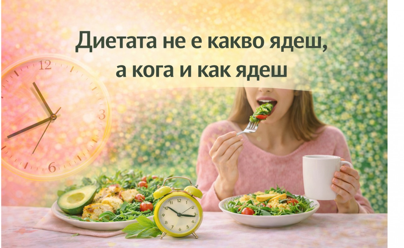 Диетата не е какво ядеш, а кога и как ядеш