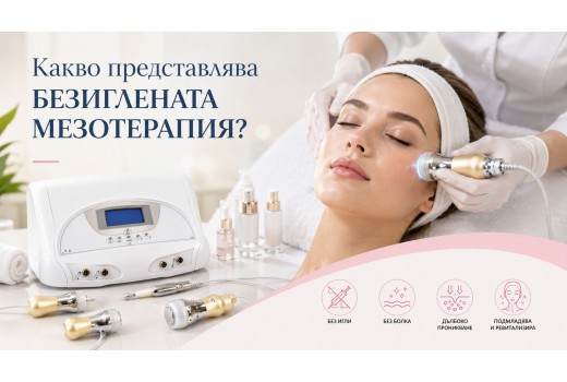 Какво представлява безиглената мезотерапия?