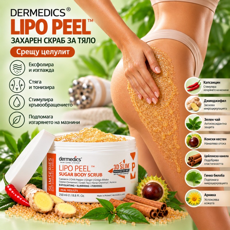 ЛИПО ПИЙЛ DERMEDICS® Срещу Целулит