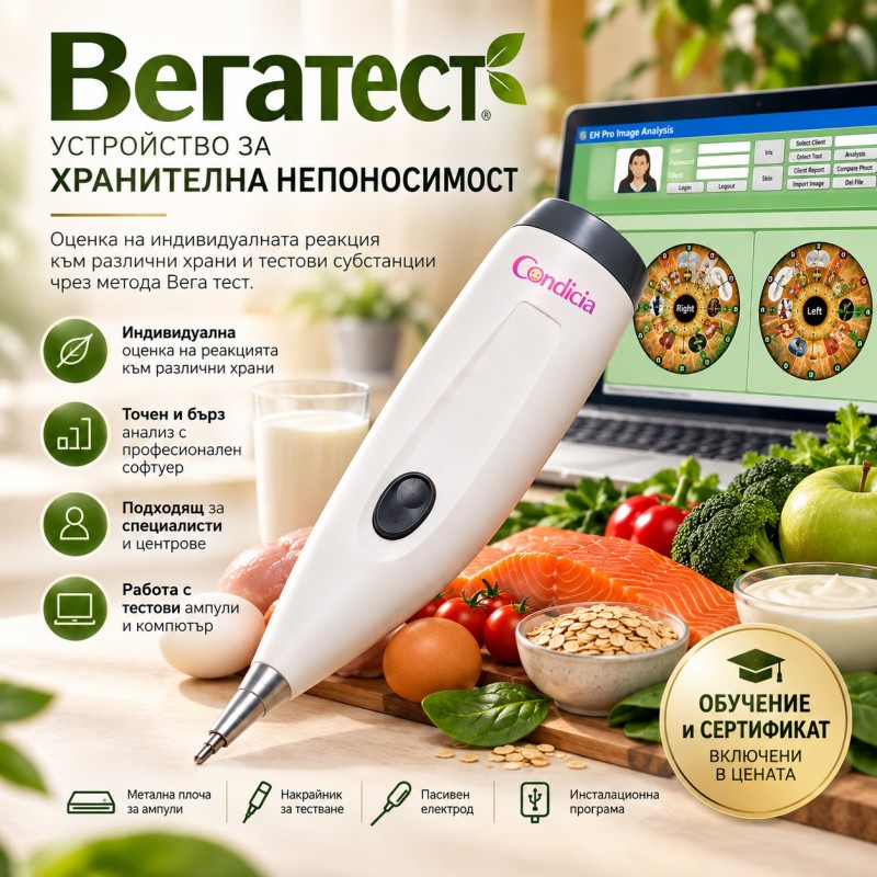 Вегатест устройство за хранителна непоносимост